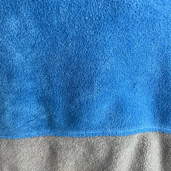 Men’s Columbia Full Zip Fleece Jacket Blue / Gray Size L - Picture 12 of 13